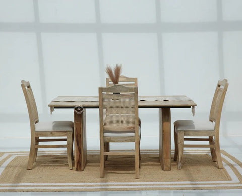 Urban Wooden Dining Table –  Multiple Sizes (Only Table) | Opelhome UAE