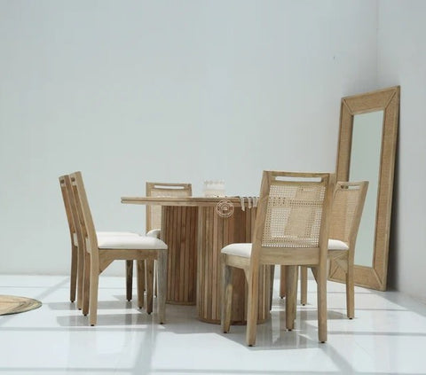 Crump Wooden Dining Table –  Multiple Sizes (Only Table) | Opelhome UAE