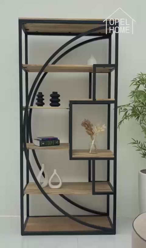 Woodora Industrial Bookshelf