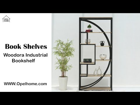 Woodora Industrial Bookshelf